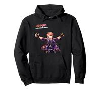 Idole de l'anime K-Pop Light Burst Sweat à Capuche