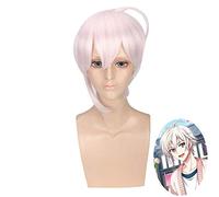 Idolish7 Kujo Tenn perruques Anime Costume fête résistant à la chaleur cheveux synthétiques rose clair Cosplay perruque + casquette de perruque gratuite