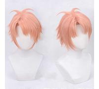 IdoliSH7 Mitsuki Izumi Perruque de cosplay avec bonnet gratuit Orange Taille : style 2