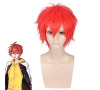 IDOLiSH7 NANASE RIKU Cosplay perruque courte moelleuse couches cheveux synthétiques pour adulte jeu de rôle Halloween + casquette de perruque PL-656