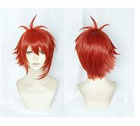 IDOLiSH7 NANASE RIKU Cosplay perruque courte Orange moelleux couches cheveux synthétiques adulte jeu de rôle Halloween Costume perruques + casquette + piste