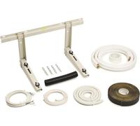 Idoneo Linea Câble réfrigérant 1/4" et 3/8" + kit de montage + support mural | Conduites en cuivre isolé pour 9000/12000 BTU | Kit de montage avec console murale | Double tube (0,75 m de long)