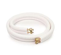 Idoneo Linea Liaison frigorifique 1/4 1/2 | Tuyau de Cuivre Tube en Cuivre pour Climatiseur| Tuyau clim 1/4 1/2 | Tube climatisation split| 9000/18000 BTU| 1-25m(Avec Écrous, 13m)