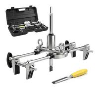 Idong Kit de mortaiser de serrure de porte, kit d'ouvre-trou de serrure de porte avec coupe-trous en acier tungstène de 18 mm, 22 mm, 25 mm pour l'installation de portes en bois