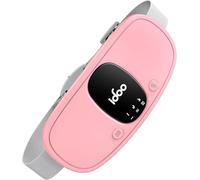 iDOO Ceinture Chauffante Regle Douloureuse, Ceinture Chauffante Menstruelle, Electrique Coussin Chauffant électrique pour Crampes avec 3 Niveaux de Chaleur et Massage, Cadeaux pour Filles Femmes Rose