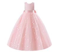 IDOPIP Robe Fille Demoiselle Honneur Tulle : Papillon sans Manches | Robe de cérémonie en tulle imprimé papillon, Idéale pour mariage, communion et anniversaire