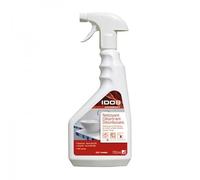 IDOS Nettoyant Détartrant Désinfectant pour Sanitaires, Spray Multi-Surface, 750 ml, Format Pistolet