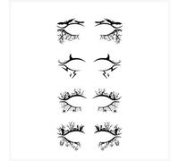 IDOTSEZU Autocollants Double paupière Autocollants de Tatouage temporaire des Yeux DIY Sticker à Outils de Maquillage Eye-Liner à l'eau imperméable Autocollants à Double paupière