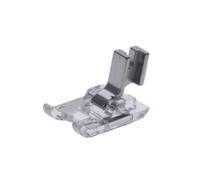 idovy ® - Pied articulé en satin transparent pour machines à coudre domestiques à tige basse Alpha, Singer, Janome, Juki, Elna, Lidl. (721L)