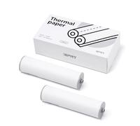 iDPRT Lot de 2 rouleaux de papier thermique A4 - 11 x 29 cm (largeur x largeur), compatible avec MT890/HPRT MT810/M08F/ITP01/ITP04, sans BPA et contrat de soutien, photo, etc. - 110 mm