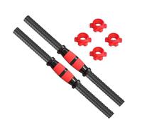 idqwsswt Barre d'haltères avec connecteur, équipement de Musculation, Poids | réglable, bras de levage, extension durable, poignée de barre d'haltères, renforcement des épaules, collier de serrage