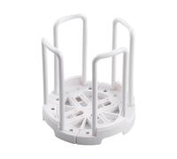idqwsswt Égouttoir de cuisine, porte-tasses simple et élégant, rangement en plastique pour bols de 11,5 à 16,5 cm de diamètre, Blanc, 14.*14.*15CM