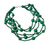 idqwsswt Ensemble collier et boucles d'oreilles en argent sterling avec nœud pour femmes élégantes. Colliers en argent sterling pour femmes. Jolies choses, vert, taille unique