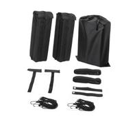 idqwsswt Ensemble de Tapis de Toit Souples et réglables, universels | installer pour le transport de marchandises, sans outils. Comprend 2 coussinets en mousse avec sangles de fixation.