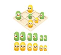 idqwsswt Jeu de société interactif pour Parents et Enfants : Dames, Petit Format, Amusant à l'intérieur comme à l'extérieur, renforce Les Liens, Canard, Planche 12x12cm