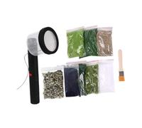 idqwsswt L'applicateur de Flocage d'herbe Statique Compact intègre pour Tous Les éléments Essentiels pour des dispositions d'herbe impeccables dans Les