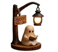 idqwsswt Lumières fantômes d'halloween, atmosphère charmante, lampes de lecture fantômes mignonnes, lampes de bureau décoratives, étagères, chambres à coucher, 12 cm