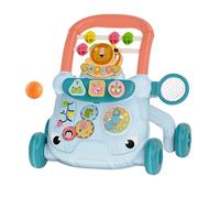 idqwsswt Marcheur multifonction pour bébé, centre d'activités interactif pour s'asseoir et se tenir debout, favorisant l'autonomie par le jeu et, Bleu, 41 x 33 x 39 cm