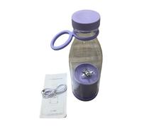 idqwsswt Mini blender USB polyvalent, rechargeable et portable, extracteur de jus électrique personnel, capacité de 380 ml, utilisation efficace, violet