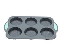idqwsswt Moule à gâteau en silicone à 6 cavités et bac glaçons en silicone : flexibilité et résistance la chaleur pour une cuisson sans effort. Moule biscuits, chocolats et donuts, tapez+1