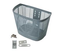 idqwsswt Panier universel pour vélo, robuste et,Gris,33 x 22.5 x 25 cm | affaires du quotidien et profiter pleinement de vos sorties à vélo. Panier en plastique amovible pour chien.
