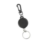 idqwsswt Porte-clés rétractable avec Mousqueton Robuste, Outil de Support | pour les employés, les enseignants, les aventuriers, les campeurs et les randonneurs. Cordon en acier.
