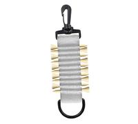 idqwsswt Porte-Tees de Golf Essentiel, se fixant Sacs de,Blanc,7 x 21 cm | pratique conçu pour les golfeurs et golfeuses. Porte-tees à fixer sangles des chariots de sac.