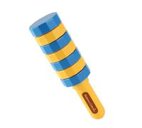 idqwsswt Stabilité et Coordination améliorées avec des équilibristes en Bois Multicolores pour Enfants et Adultes. Fabriqués en Bois Naturel, Ces équilibristes Multicolores favorisent la, Jaune