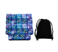 idqwsswt Superbe Jeu de dés à 6 jetons pour Une expérience de Jeu enrichissante et Un Apprentissage des mathématiques Optimal. Suivez Les nombres grâce au, Violette Verte, 1.6 cm