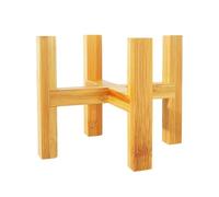 idqwsswt Support innovant en bois pour plantes d'intérieur, panier pour | pot, solution moderne pour mettre valeur avec style, support pour plantes hautes, pot de fleurs, plateau de présentation,