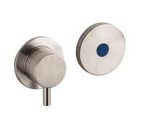 Idral I84M4-00000 Mitigeur de douche électronique encastrable en acier inoxydable alimenté par piles