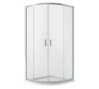 CABINE PAROI DE DOUCHE VERRE DEMI-CIRCULAIRE OUVERTURE COULISSANT ITALIENNE
