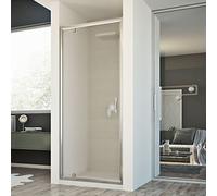 Idralite Porte de douche Cristal 1 porte 90 cm H198 verre structuré C