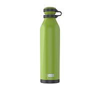 IDRINK® - b-evo Bouteille thermique révolutionnaire, 3 murs, bouteille en acier inoxydable avec double bouchon, 500 ML (VERT LIME BOCCIONI)