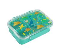 IDRINK® - Boîte à lunch avec séparation, fourchette et cuillère 18,5 x 13,4 x 6 cm (DINO)