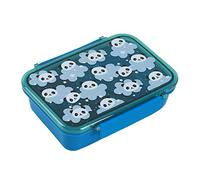 IDRINK® - Boîte à lunch avec séparation, fourchette et cuillère 18,5 x 13,4 x 6 cm (PANDA)