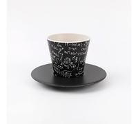 IDRINK® - Ensemble tasse, soucoupe et cuillère en RPET | sympathique respectueux de l'écologie | (CIRCLE)