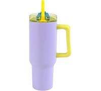 IDRINK - Gobelet bouteille thermique de voyage, 1,2 L avec poignée et paille