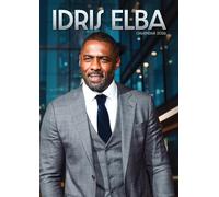 Idris Elba Calendrier mural 2026, format A3, 29,7 x 42 cm, 12 photos mensuelles, reliure à spirale, en couleur.