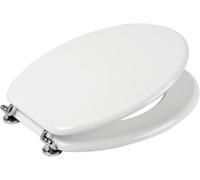 IdroTrade Abattant WC universel en bois - Blanc