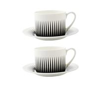 IDRRSPCP Céramiques exquises, ensembles de tasses et soucoupes en céramique, tasse à café porcelaine, ensemble thé soucoupe, élégante for la cuisine l'après-midi, 2 pièces(D)