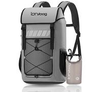 IDRYBAG Sac à Dos Étanche pour Hommes 25L/45L, Sacs Étanches pour Kayak, Sac à Dos Étanche pour Randonnée. Gris 45L