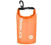 IDRYBAG Sac étanche Transparent 2L/5L/10L/15L/20L, Petit Sac étanche pour Kayak, Flottant pour Camping et Voyage