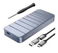 iDsonix Adaptateur de boîtier SSD M.2 NVMe PCIe 40 Gbit/s, PCIe 4.0 NVMe vers USB 4.0 compatible avec Thunderbolt 3/4, boîtier en aluminium avec prise en charge UASP et Trim pour SSD M-Key 2280