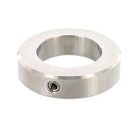 Idt Trade Lot de 5 bagues de réglage avec vis sans tête A16 en acier inoxydable V2A 16 x 28 x 12 mm DIN 705, vis sans tête ISO 4027, acier inoxydable A2 VA, 202000705-A2-160X280X12