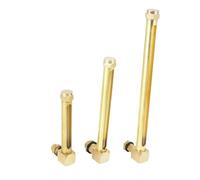 IDUTQUMW 1PC 1/2" BSP Glass Length 100mm Brass Oil Liquid Level Indicator Sight Glass