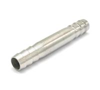 IDUTQUMW 1PC Fit Hose I.D 14mm Barbed Length 100mm Equal 304 Stainless Lengthen Pipe Fitting