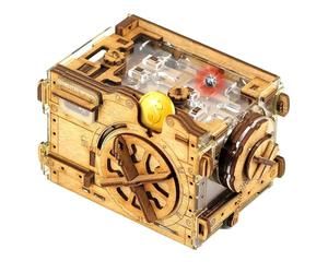 iDventure A-Maze-ing Safe, Casse-tête Tirelire avec Labyrinthe à Billes | Aventure pirate, Jeu d’Escape Room, Boîte casse-tête en bois, Jeux de logique pour adultes, Cadeau homme, Niveau 4/5