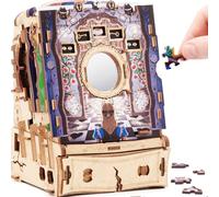 iDventure Cluepuzzle Adventure Alice au pays des merveilles | Boîte de puzzles séquentiels pour adultes et plus de 10 ans | Boîte cadeau | Boîte au trésor | Puzzle en bois 3D (jeu de base Wonderbox of