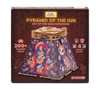 iDventure Cluepuzzle Jour des Morts Extension - Puzzle en Bois 200+ pièces - Jeu de Salle d'évasion - Coffret Cadeau - 4 Motifs - Taille du Puzzle 20 x 12 cm - Puzzle en Bois pour Adultes - Cadeau -